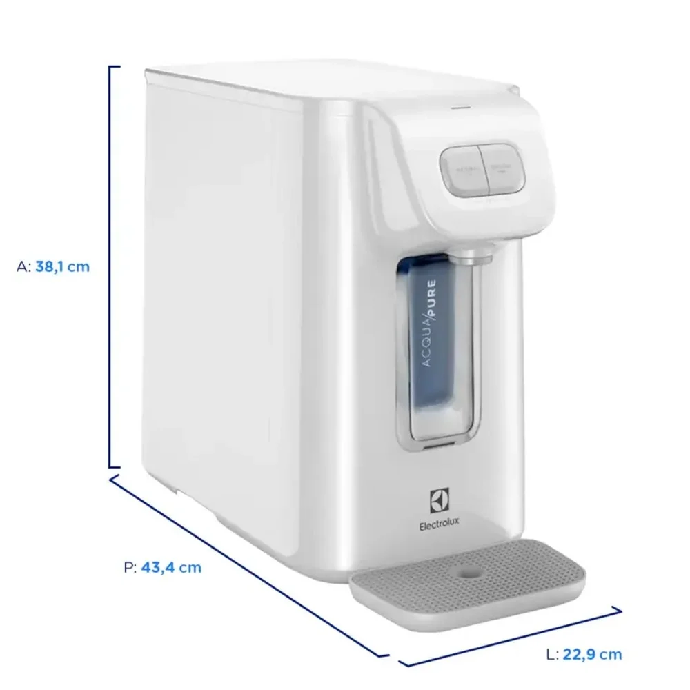 Imagem 5 de 5 do produto Purificador Agua Electrolux Compressor Experience - P30eba51n06 Branco 110 Volts