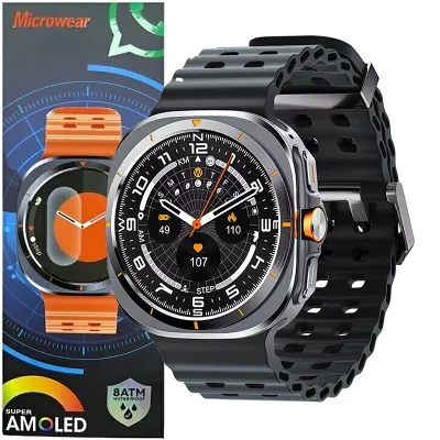 Smartwatch Su01 Watch Serie 11 47mm 8atm Relógio A Prova Dágua Whatsapp Gps Nfc