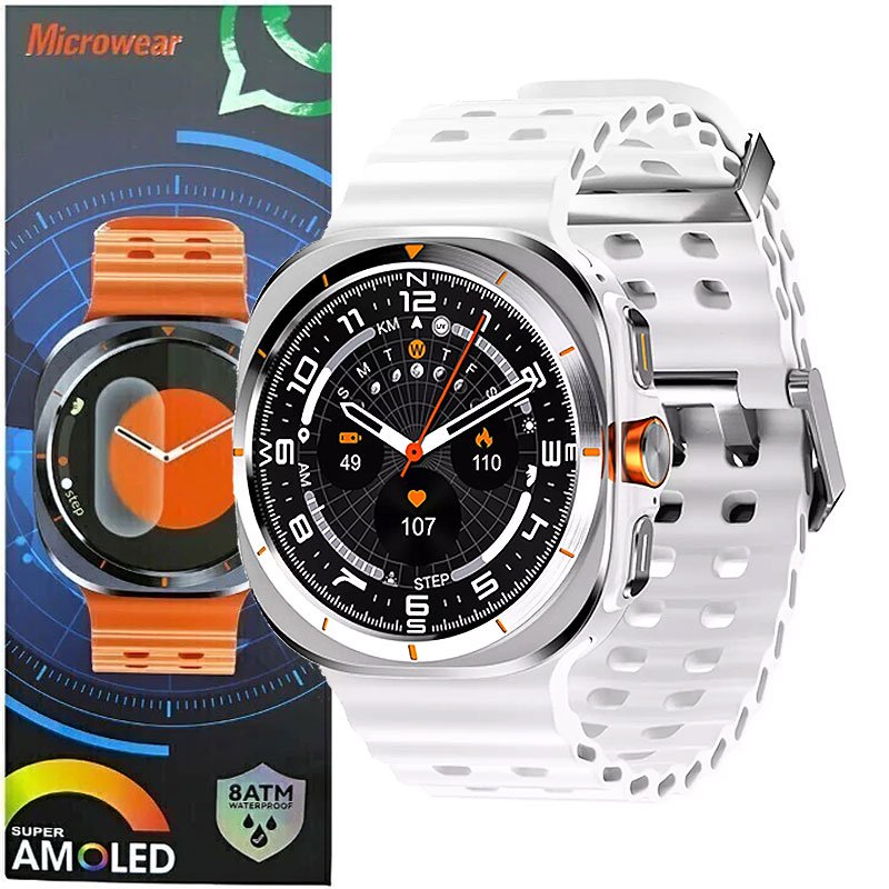 Smartwatch Watch Su01 Serie 11 47mm 8atm Relógio A Prova Dágua Whatsapp Gps Nfc