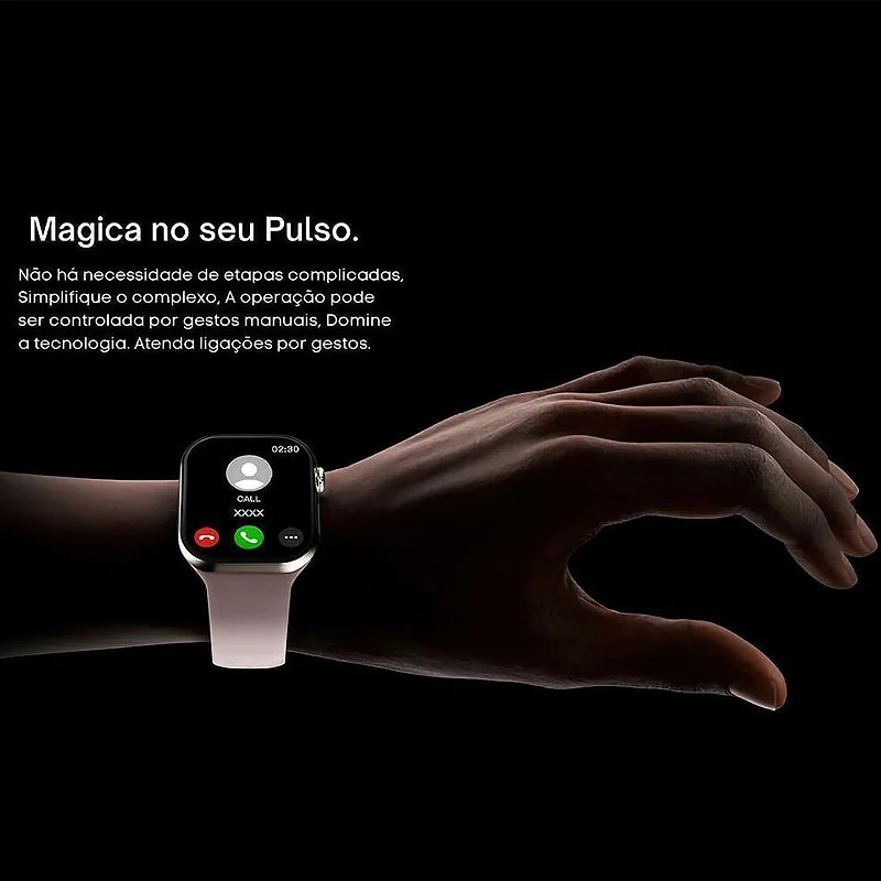 Imagem 2 de 5 do produto Smartwatch W11 Pro Serie 11 46mm Whatsapp Tela AmoLED 1gb Gps Nfc Microwear