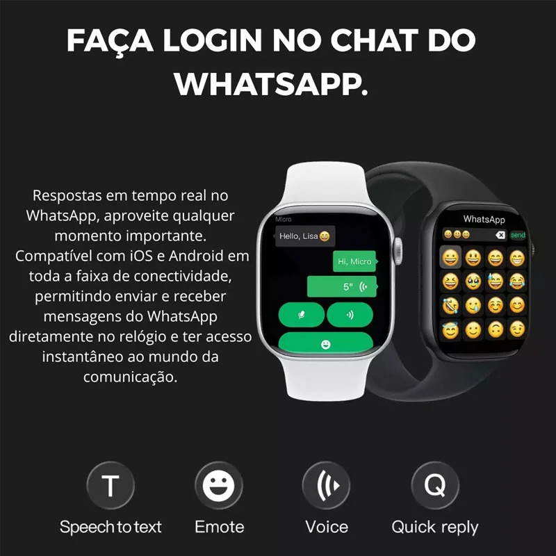 Imagem 2 de 5 do produto Smartwatch W11 Pro Mini Serie 11 42mm Whatsapp 1gb Tela AmoLED Gps Nfc Microwear
