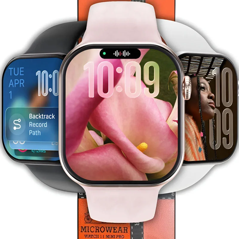 Imagem 4 de 5 do produto Smartwatch W11 Pro Mini Serie 11 42mm Whatsapp 1gb Tela AmoLED Gps Nfc Microwear