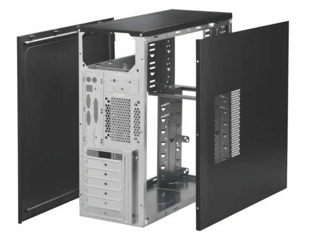 Imagem 5 de 5 do produto Gabinete Atx Cx-2d67 Sem Fonte Preto Baias 4/5.25 + 1/3.5 Ext