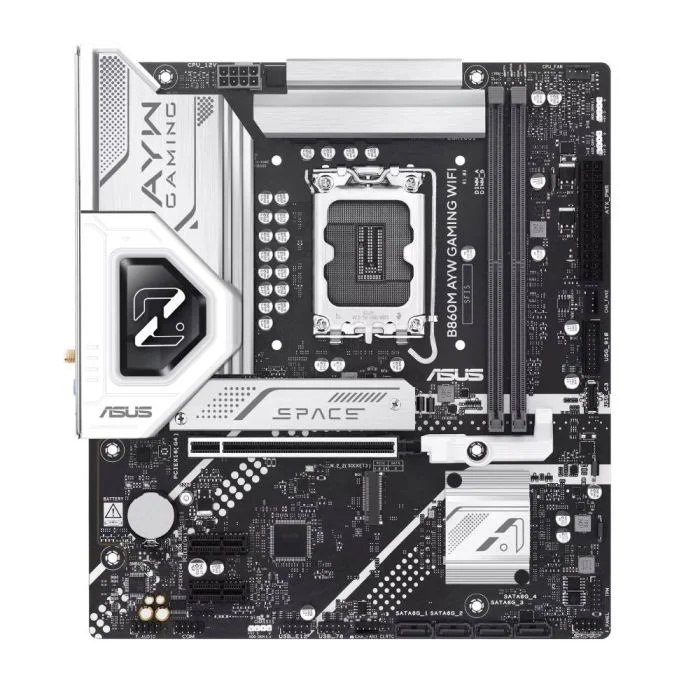 Imagem 2 de 5 do produto Placa Mãe Asus B860m Ayw Gaming Wifi LGA  1851 2xDDR5 Chipset Intel B860 Matx