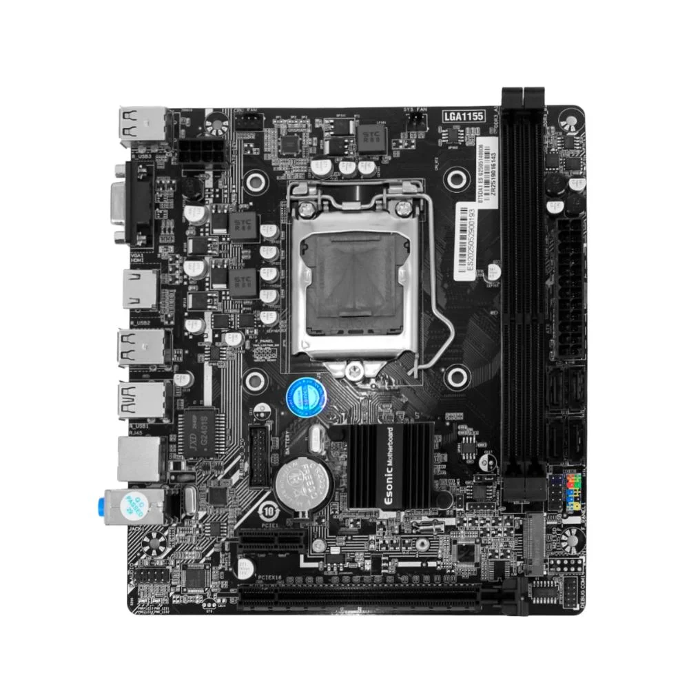 Placa Mãe Micro-atx Intel B75 LGA 1155 Ddr3 Montagem PC Desktop Upgrade 8
