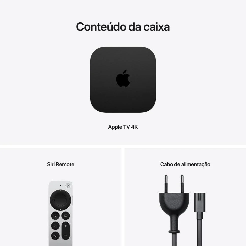 【M】Apple TV 4K Apple TV 4K Wi‑Fi com 64 GB de armazenamento - Negócios - Apple (BR)