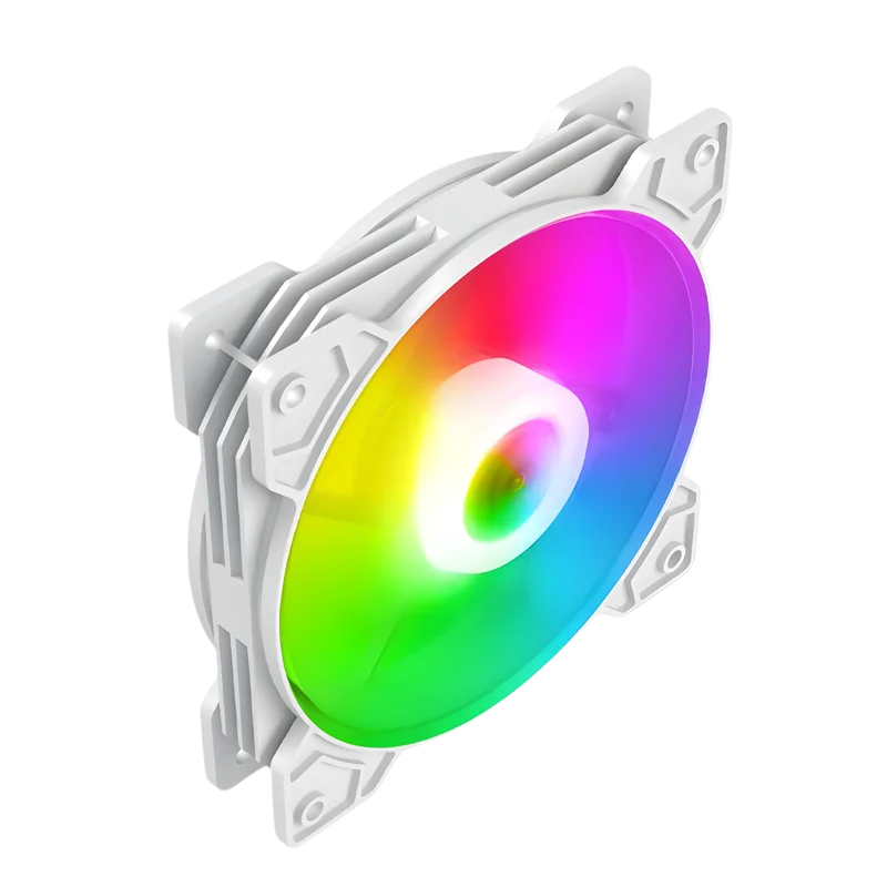 Cooler Fan Snaker Shadow LED ARGB 120mm Silencioso PC Branco 6