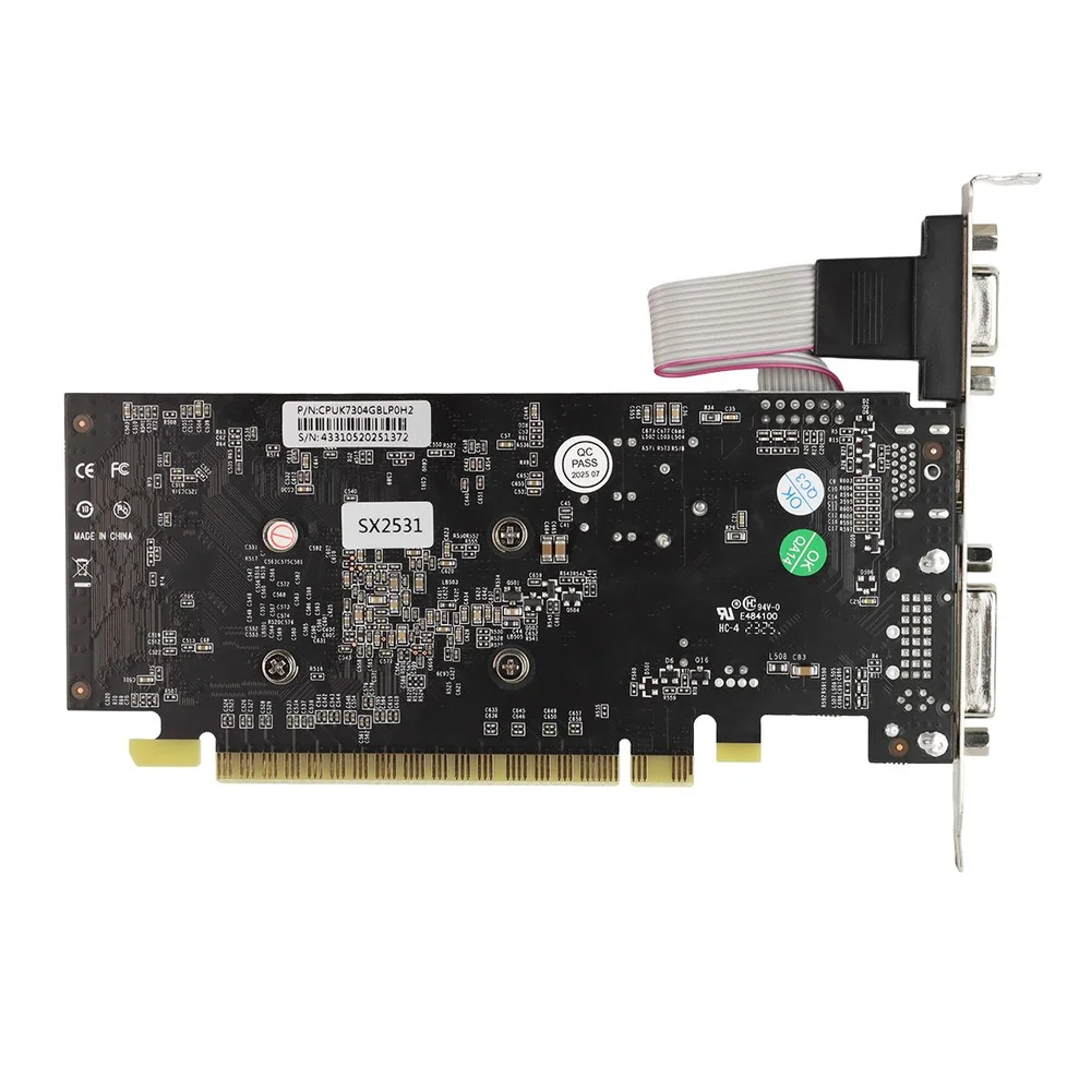 Imagem 5 de 5 do produto Vga Geforce 4gb Gt730, Vinik Ddr3, 128 Bits, Vga/dvi/hdmi, Low Profile, Single Fan - Gpuvk7304gblp0h2