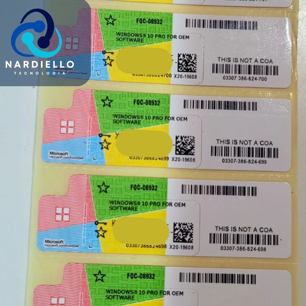 Imagem 2 de 3 do produto WINDOWS 11 Pro OEM Etiquetas Licença com envelope e mídia física (serial Key)