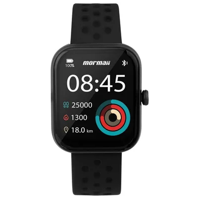 Relógio Mormaii Smartwatch Life Ultra Preto Molifeuai/8p