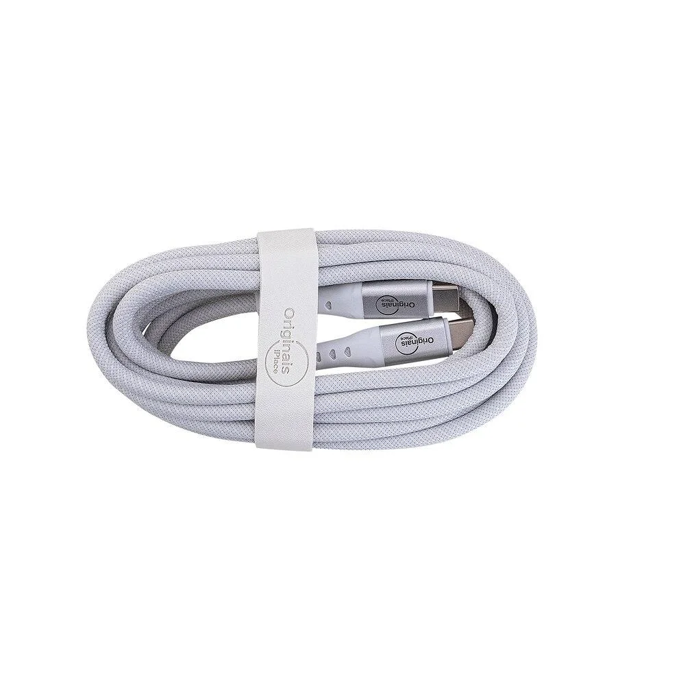 Imagem 5 de 5 do produto Cabo Usb-c Para Usb-c 3 M,   Iplace, Branco