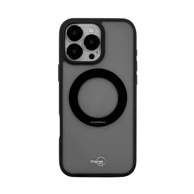 Capa Iphone 16 Pro   Iplace, Stand Preta