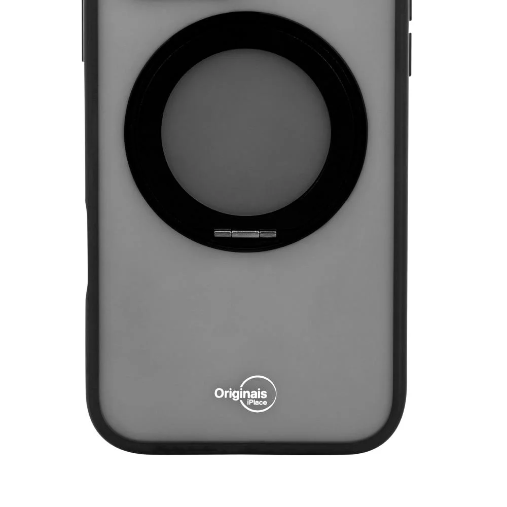 Imagem 3 de 5 do produto Capa Iphone 16 Pro   Iplace, Stand Preta