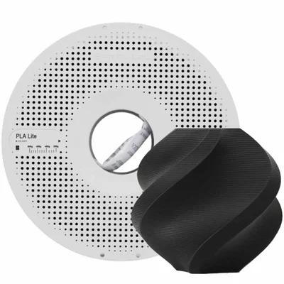Filamento Pla Lite Bambu Lab Para Impressora 3d Preto 1kg - A18-k0-1.75-1000-spl
