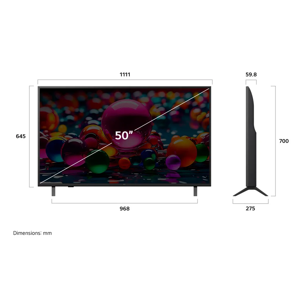 Smart Tv Lg 65'' 4k Ultra Hd Webos 25 Ai Magic 65ua7500 - view 8