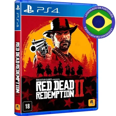 Red Dead Redemption 2 Ps4 Mídia Física Legendado Em Português  Playstation 4