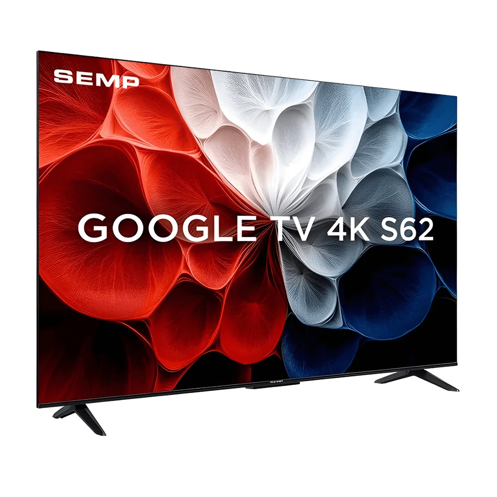 Smart Tv Semp 50 " LED Hva 4k S62 Wifi Bluetooth Google Tv 3 HDMI Hdr10+ Dolby Audio 50s62 8