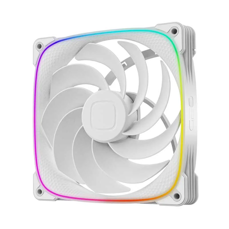 Fan Geometric Future Squama 2503r-14w ARGB 140mm Branco Reverse Blade 7