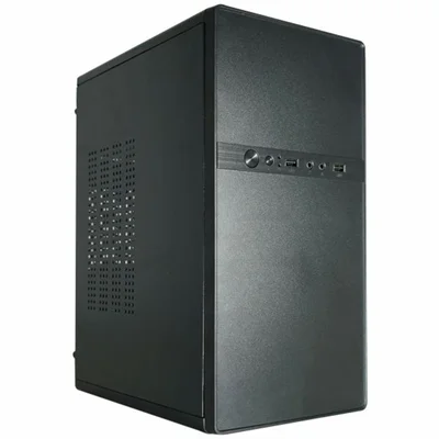 Gabinete Office K-mex Gm-0368, Fonte 200w Inclusa, Cabo De Energia, Micro Atx / Itx - Preto