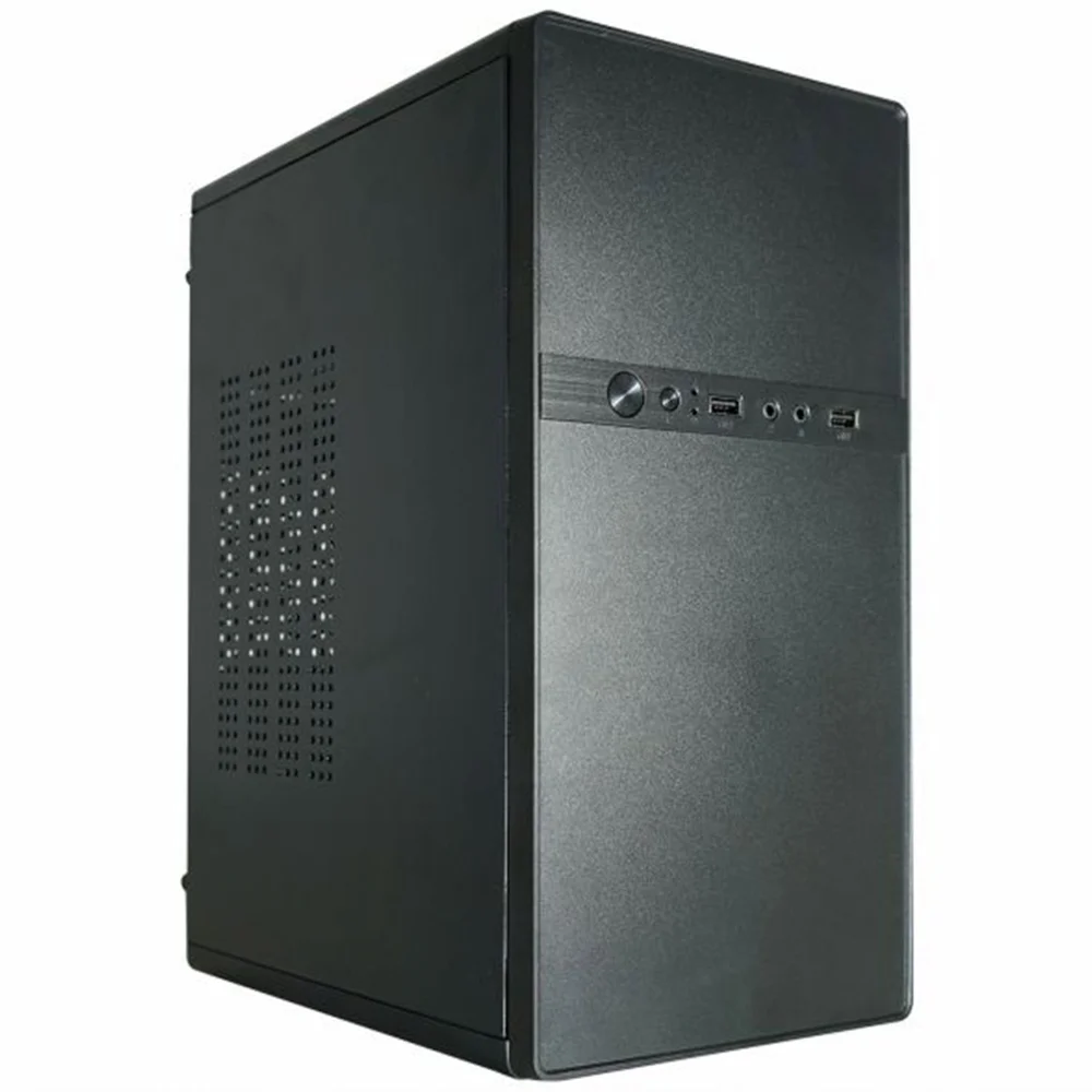 Gabinete Office K-mex Gm-0368, Fonte 200w Inclusa, Cabo De Energia, Micro Atx / Itx - Preto