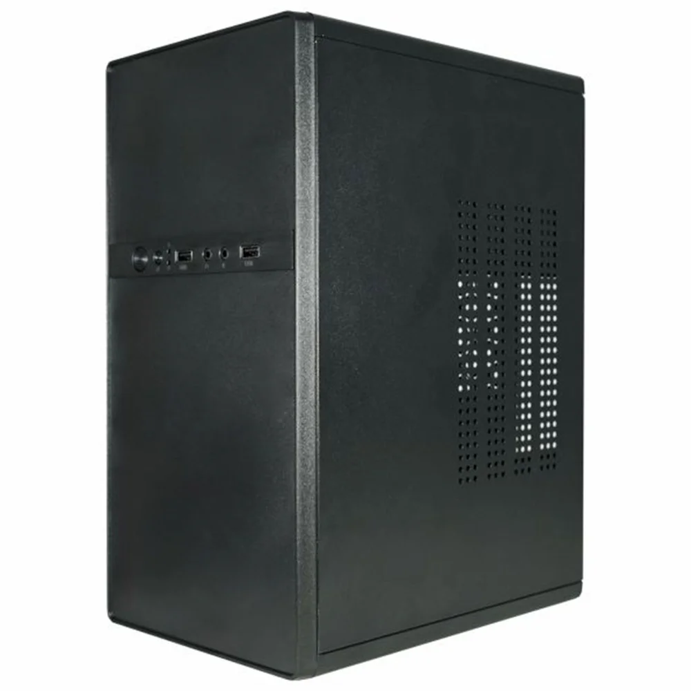 Imagem 2 de 5 do produto Gabinete Office K-mex Gm-0368, Fonte 200w Inclusa, Cabo De Energia, Micro Atx / Itx - Preto