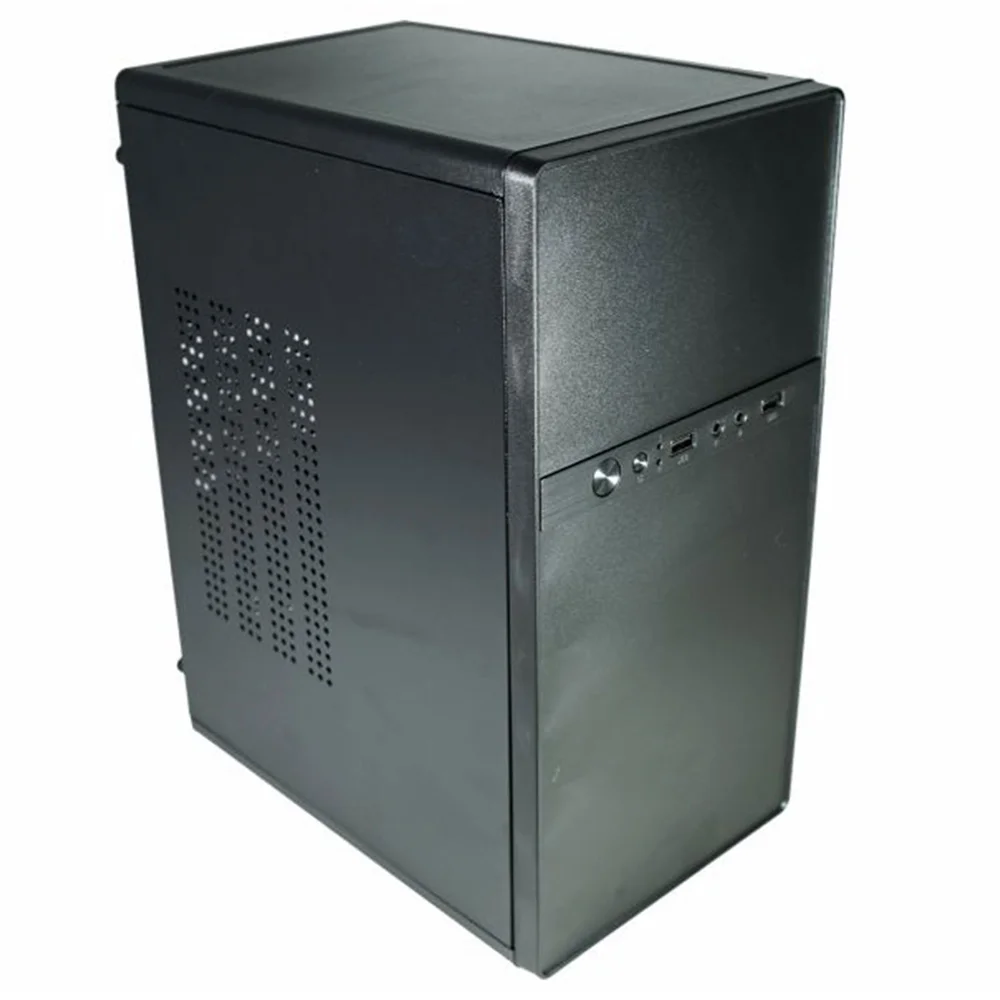 Imagem 3 de 5 do produto Gabinete Office K-mex Gm-0368, Fonte 200w Inclusa, Cabo De Energia, Micro Atx / Itx - Preto
