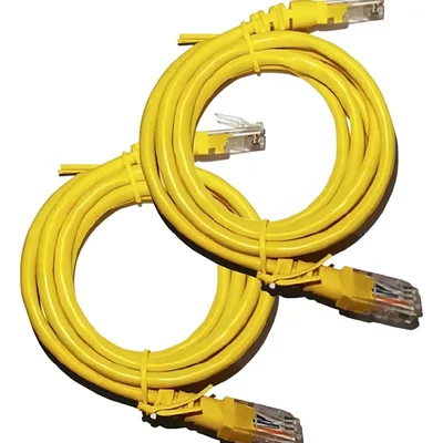 Cabo Patch Cord Rj45 Cat5-e 1,5m Am - Kit 5 Pçs Com Anatel