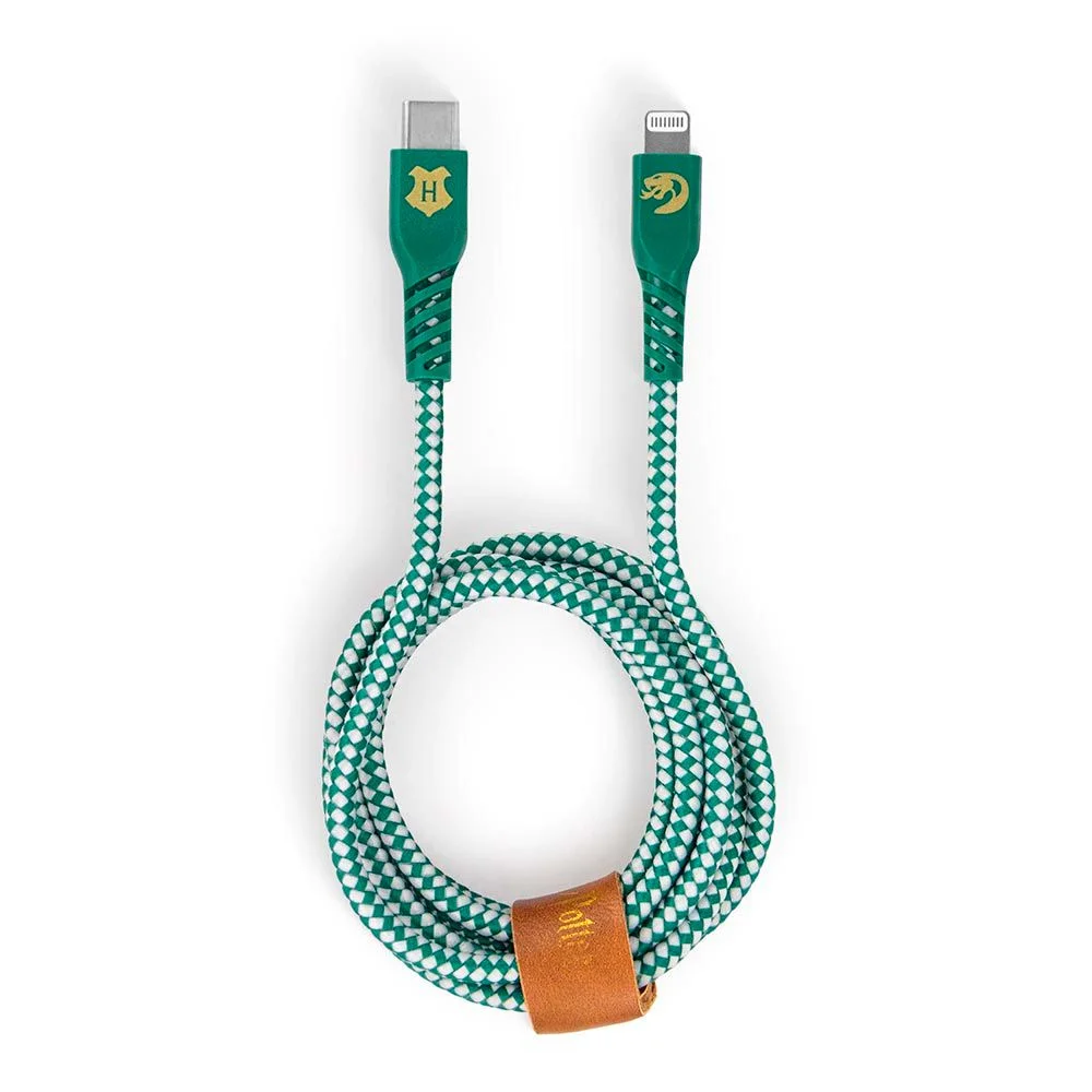 Imagem 2 de 4 do produto Cabo Lightning Para Usb-c Verde | Sonserina Harry Potter - Iwill