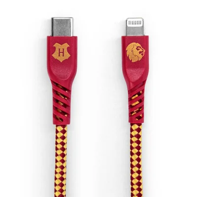 Cabo Lightning Para Usb-c Vermelho | Grifinória Harry Potter - Iwill
