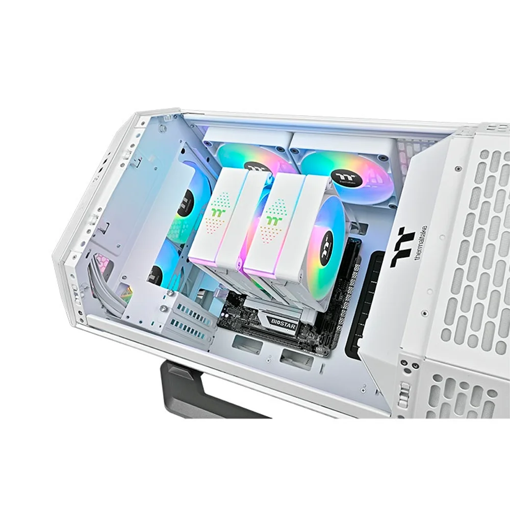 Cooler Para Processador Thermaltake Astria 600 ARGB Lightning White 6 Heatpipes 2 Fan 120mm 5
