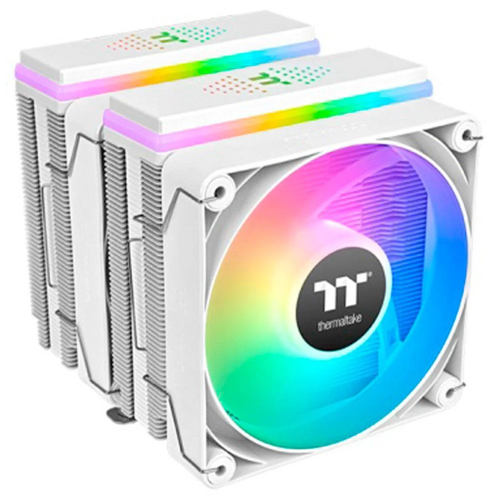 Cooler Para Processador Thermaltake Astria 600 ARGB Lightning White 6 Heatpipes 2 Fan 120mm 8