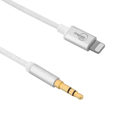 Cabo Auxiliar De Áudio, Lightning Para P2, We.link I200,   Iplace, 1,5m, Branco