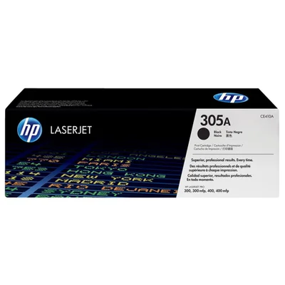 Toner Hp 305a - Ce410a Preto Original Laserjet 3k