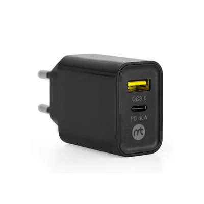 Carregador Universal Mistertech Usb E Usb-c 30w - Preto