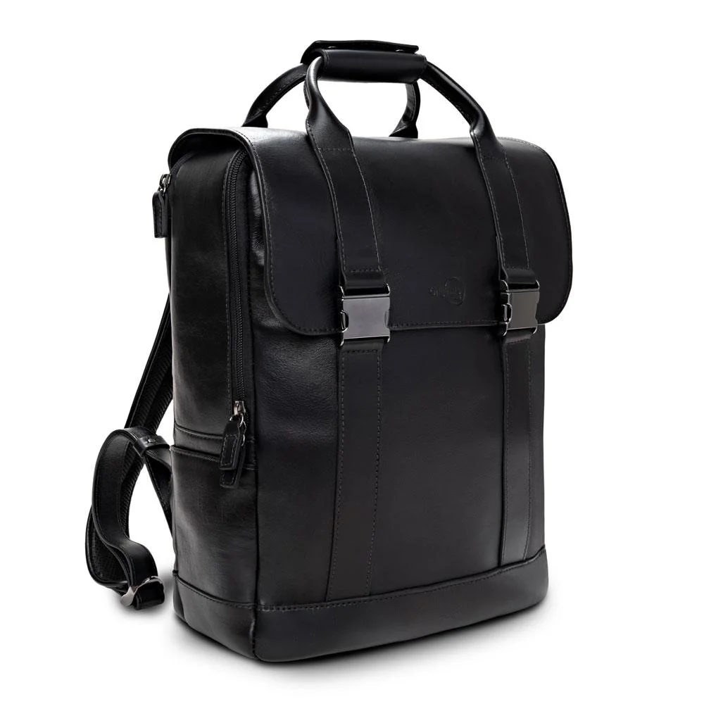 Imagem 5 de 5 do produto Mochila De Couro Pampas Côrtes,   Iplace, Preta