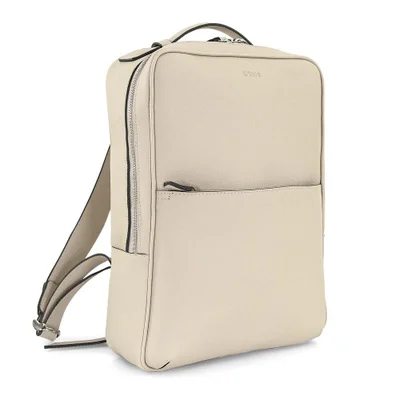 Mochila Para Macbook 16'' Iplace, Pampas, Couro Bege