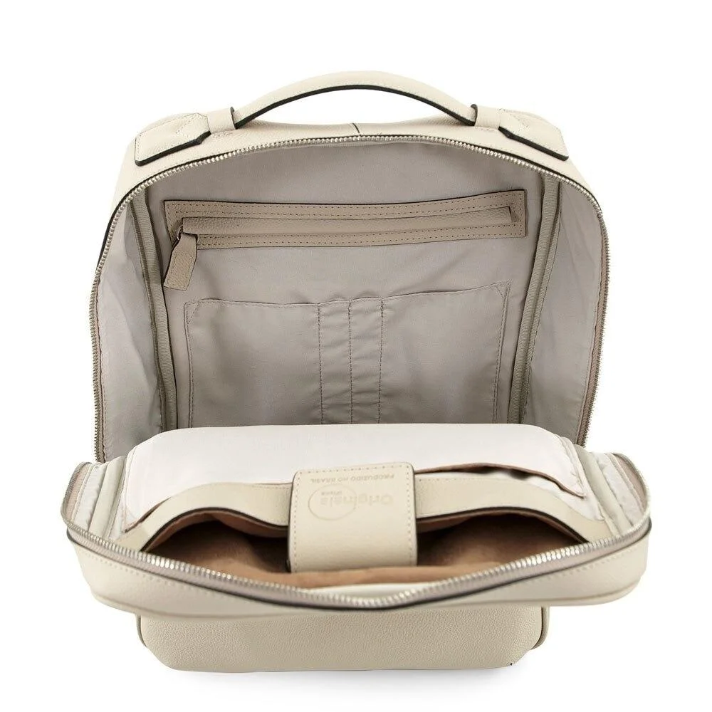 Imagem 5 de 5 do produto Mochila Para Macbook 16'' Iplace, Pampas, Couro Bege