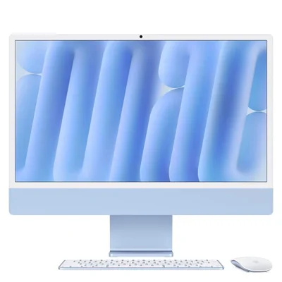 Imac 24", M4, Cpu 10 Núcleos E Gpu 10 Núcleos, Memória Unificada 16gb, 256gb SSD - Azul