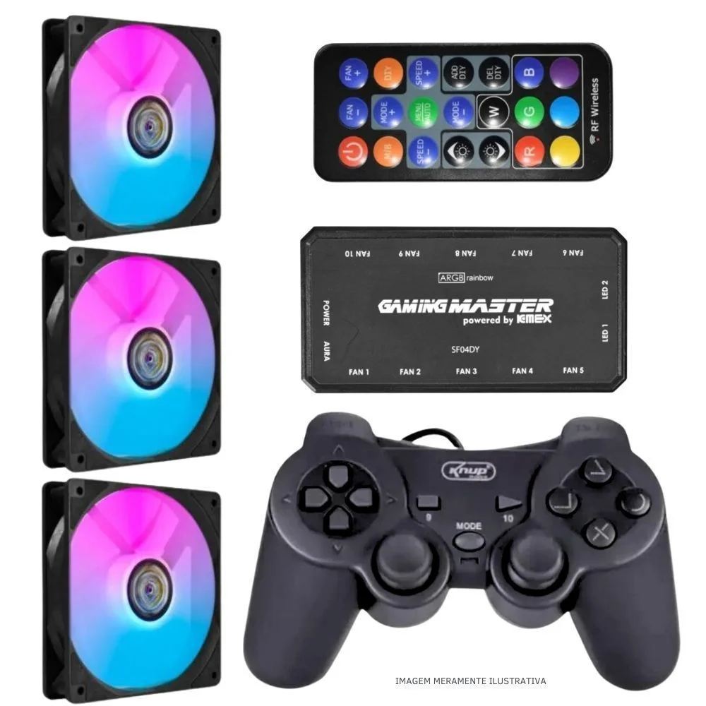 Computador PC Gamer Completo Tob Core i5 SSD 240GB 16gb WINDOWS 10 Pro Trial + Teclado/mouse + Mouse Pad + Headset + Joystick + Monitor 21.5 - view 2