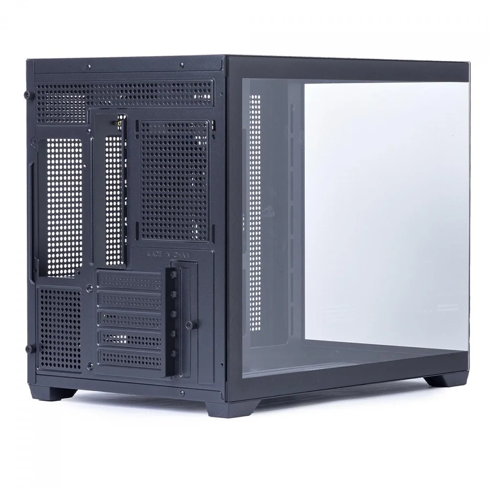 Imagem 3 de 5 do produto Gabinete Gamer Round5 Blast Black, Aquário, Mini Tower, Lateral De Vidro, Matx, Sem Fans, Preto, R5-blast-b-2187