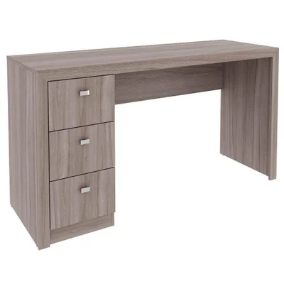 Mesa De Computador Me4102 C/ 3 Gavetas Branco - Tecno Mobili