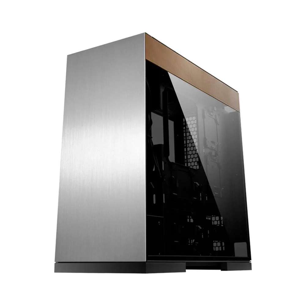 Gabinete Gamer Geometric Future Model 8 Cowboy Sem Fans Prata E Couro Genuíno