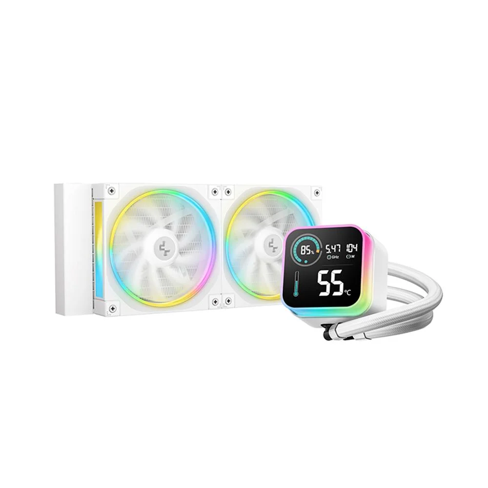 Water Cooler Deepcool Lq240 Com Display R-lq240-whdsmc-g-1 Branco 4