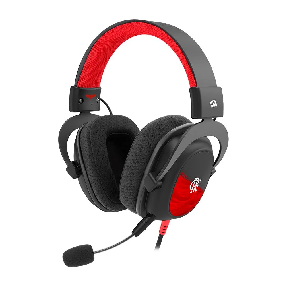 Headset Gamer Redragon Flamengo Vulture Zeus Preto E Vermelho Headset Gamer Redragon Flamengo Vulture Zeus Preto E Vermelho