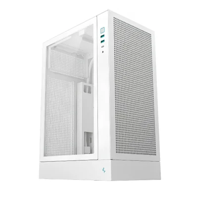 Gabinete Gamer Deepcool Mid Tower Ch170 Plus Vidro Temperado Branco