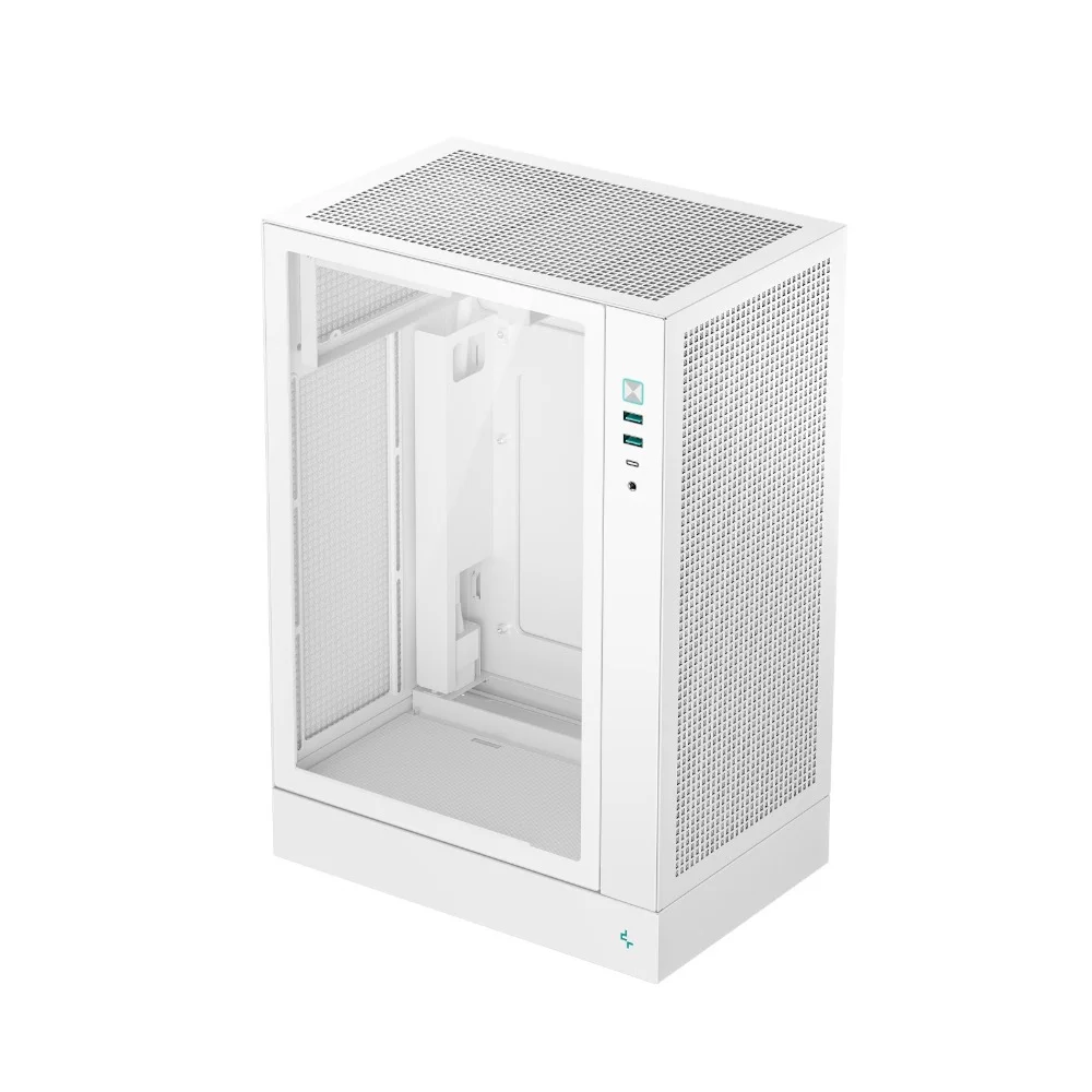 Imagem 5 de 5 do produto Gabinete Gamer Deepcool Mid Tower Ch170 Plus Vidro Temperado Branco