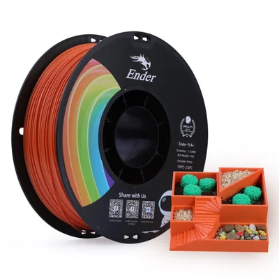 Filamento 3d Creality Ender Pla 1,75mm Orange 3301010307i -