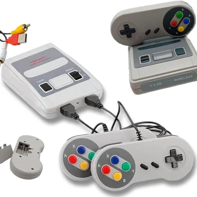 Video Game Retrô Super Mini Sfc 620 Jogos - Modelo Premium Dk-195 jogos com 8 Bits