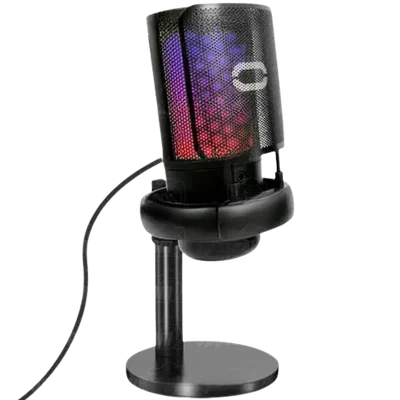 Microfone Gamer RGB Usb Para PC Mt1060r (preto)