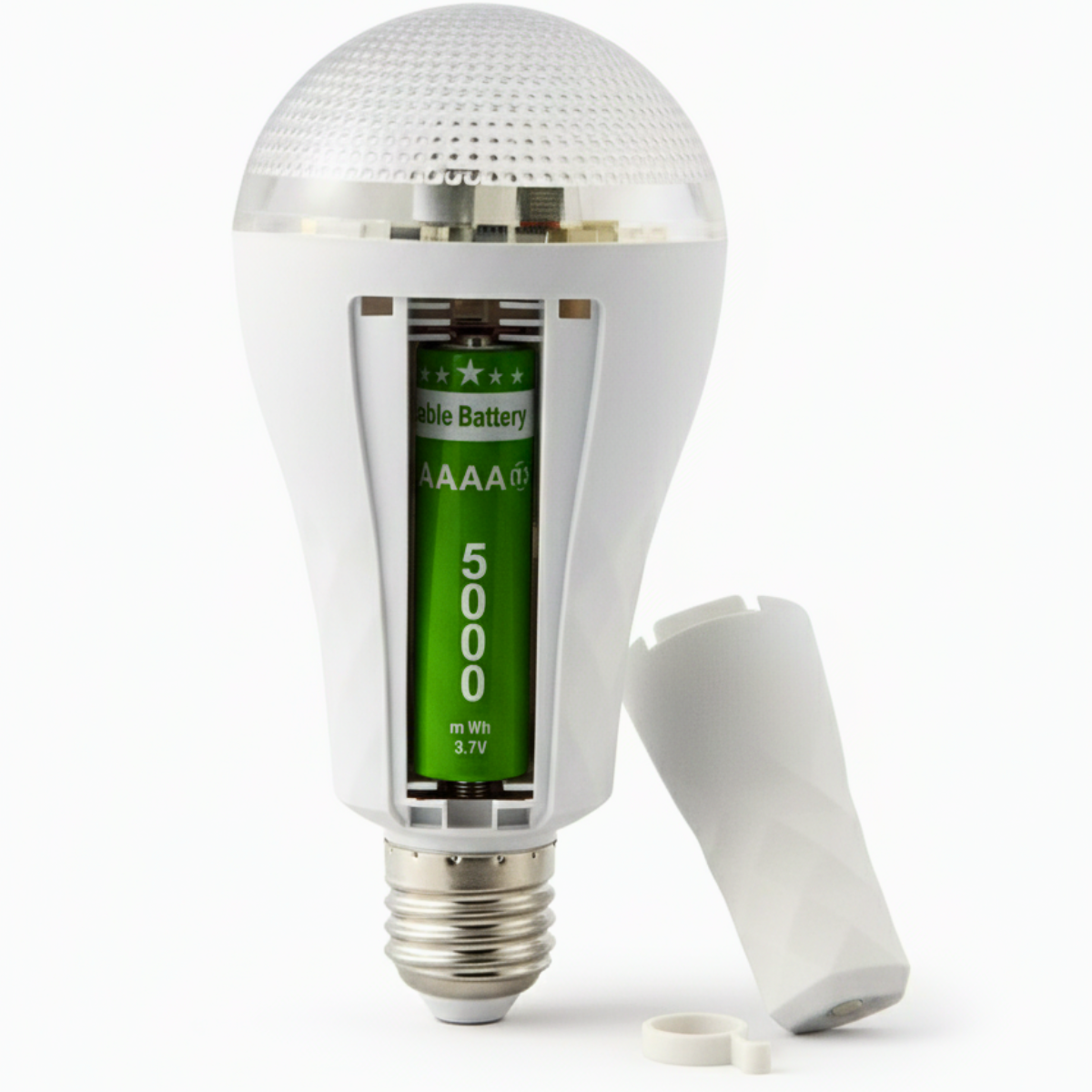 Lâmpada Recarregável MiLEMON De Emergência LED Forte Inteligente De Emergência Bateria Bivolt 5000 mwh